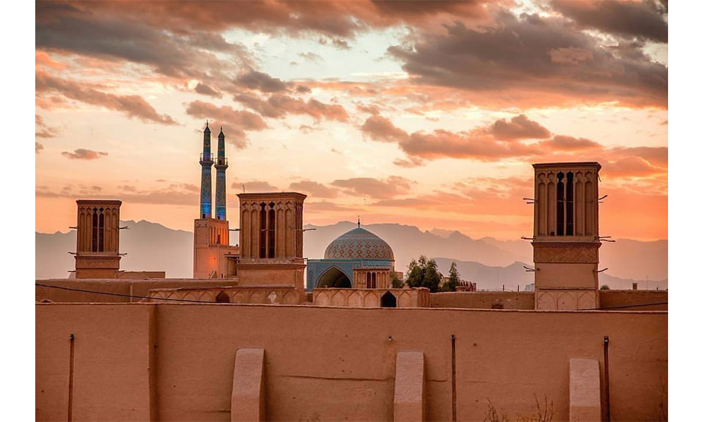 Historical city of Yazd in Iran